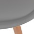Sillas de comedor 6 unidades plástico
