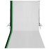 Kit estudio 3 telones fondo algodón estructura ajustable 3x6