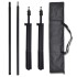 Kit estudio 3 telones fondo algodón estructura ajustable 3x6