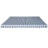 Toldo plegable de operación manual 450 cm azul y