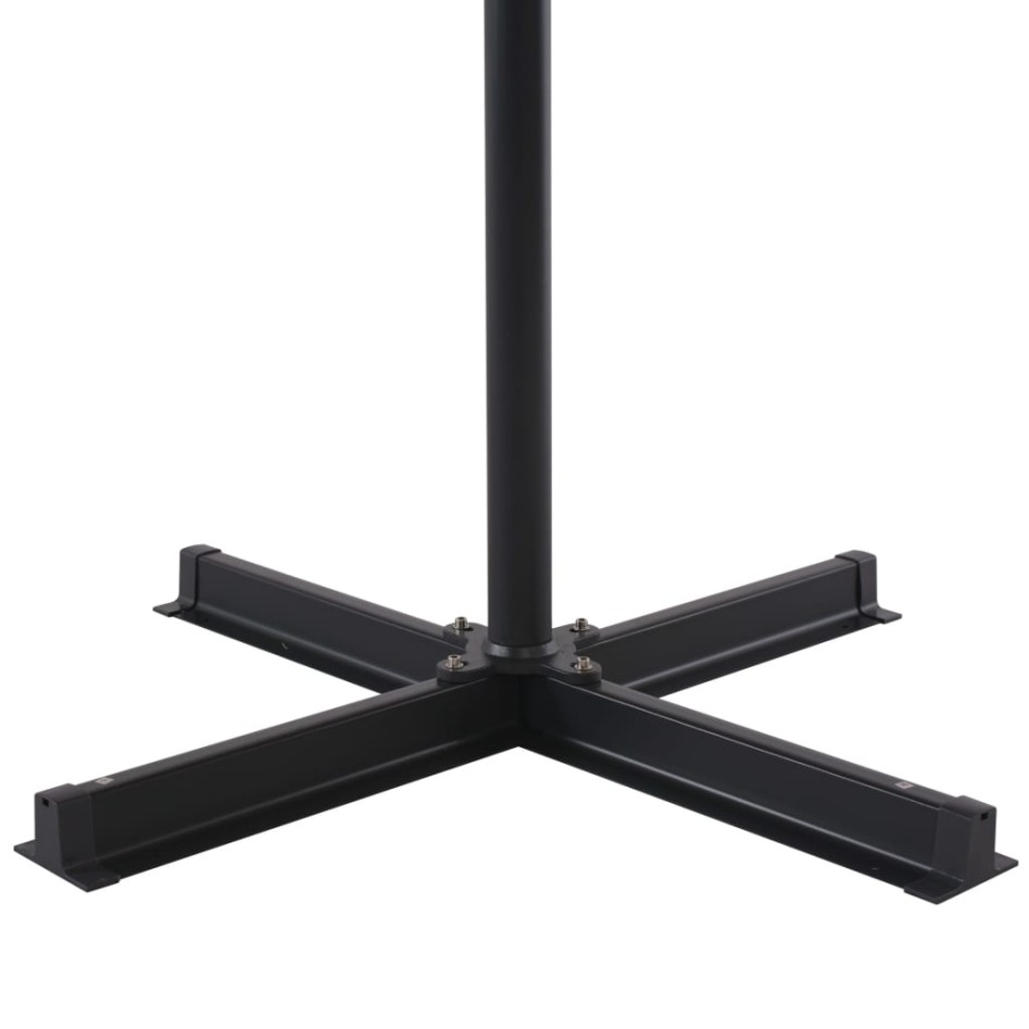 Sombrilla de jardín con base portátil