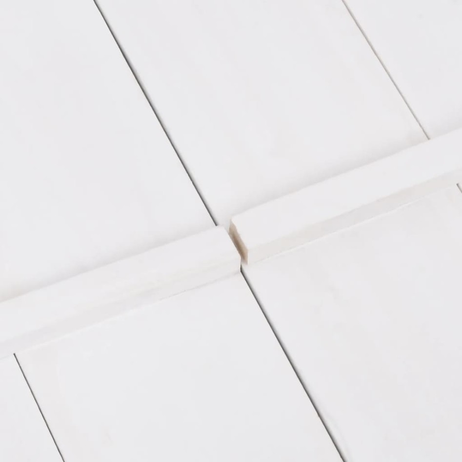 Arenero infantil de madera de abeto blanco 95x90x15