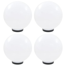 Lámparas de bola LED 4 unidades esféricas PMMA 30