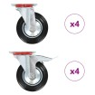 Ruedas giratorias 8 unidades 160 mm