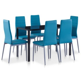 Conjunto de mesa y sillas de comedor 7 piezas