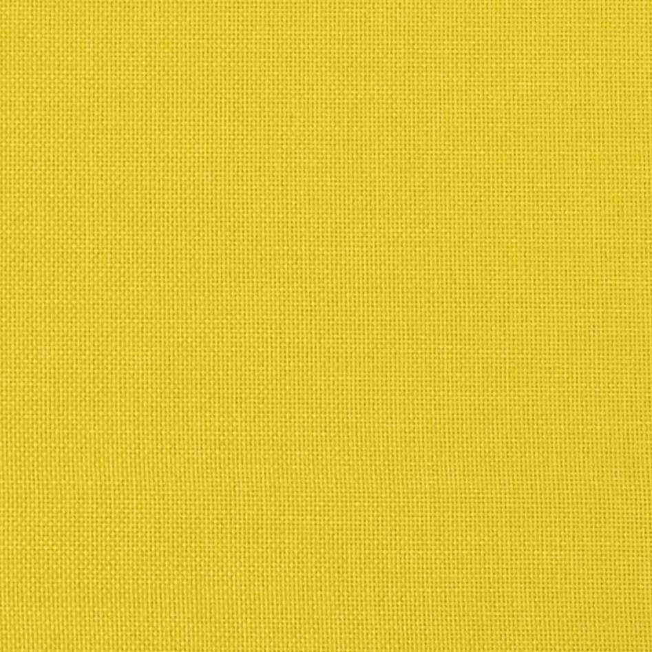 Silla mecedora con reposapiés tela amarillo