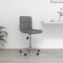Silla de oficina giratoria de tela gris