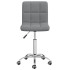 Silla de oficina giratoria de tela gris