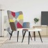 Silla de relax con taburete tela