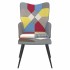 Silla de relax con taburete tela