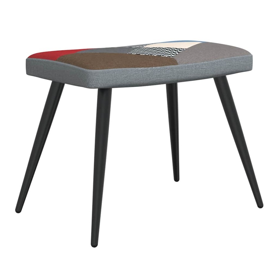 Silla de relax con taburete tela