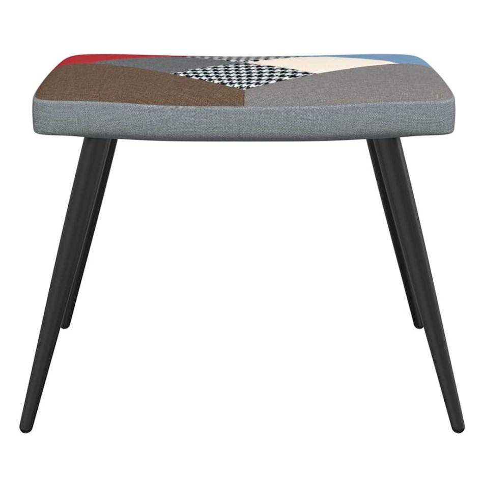 Silla de relax con taburete tela