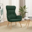 Sillón de relax de tela verde oscuro
