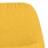 Silla mecedora de tela amarillo