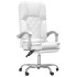 Silla de oficina reclinable masaje cuero sintético