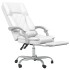 Silla de oficina reclinable masaje cuero sintético