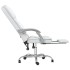 Silla de oficina reclinable masaje cuero sintético
