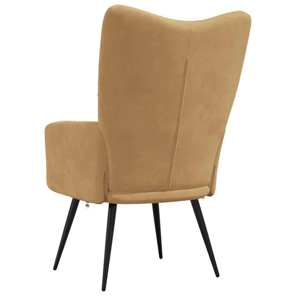 Sillón de relax de terciopelo