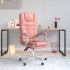 Silla de oficina reclinable masaje cuero sintético
