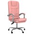 Silla de oficina reclinable masaje cuero sintético