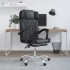 Silla de oficina reclinable masaje cuero sintético