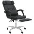 Silla de oficina reclinable masaje cuero sintético