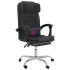 Silla de oficina reclinable masaje cuero sintético