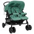 Carrito para gemelos de acero