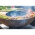 RedFire Chimenea de jardín con barbacoa y cubierta ONYX Classic 60