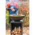 RedFire Chimenea de jardín con barbacoa y cubierta ONYX Classic 60