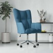 Sillón de relax de terciopelo azul