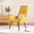 Sillón de relax de tela amarillo