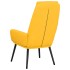 Sillón de relax de tela amarillo