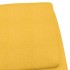 Sillón de relax de tela amarillo