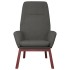 Sillón de relax de tela gris