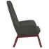 Sillón de relax de tela gris