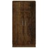 Mueble zapatero madera contrachapada roble ahumado 55x35x108