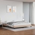 Estructura cama sin colchón cuero sintético capuchino