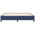 Cama sin colchón tela azul 200x200