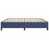Cama sin colchón tela azul 200x200