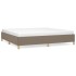 Cama sin colchón tela gris taupe 200x200