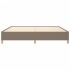 Cama sin colchón tela gris taupe 200x200