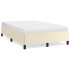 Estructura de cama sin colchón cuero sintético crema 120x200
