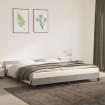 Estructura de cama sin colchón terciopelo gris claro 200x200 cm