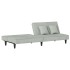 Sofá cama de terciopelo gris
