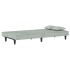 Sofá cama de terciopelo gris