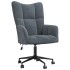 Sillón de relax de terciopelo gris