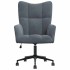 Sillón de relax de terciopelo gris