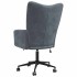 Sillón de relax de terciopelo gris
