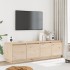 Mueble de TV de madera maciza de pino 156x37x45